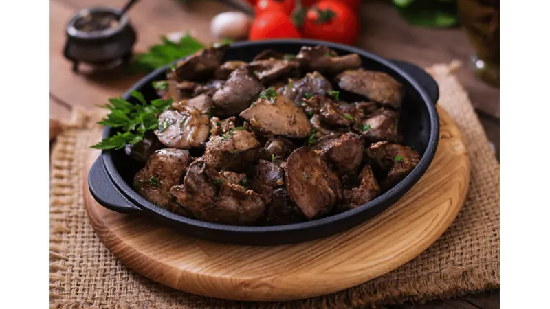 Beef liver dish